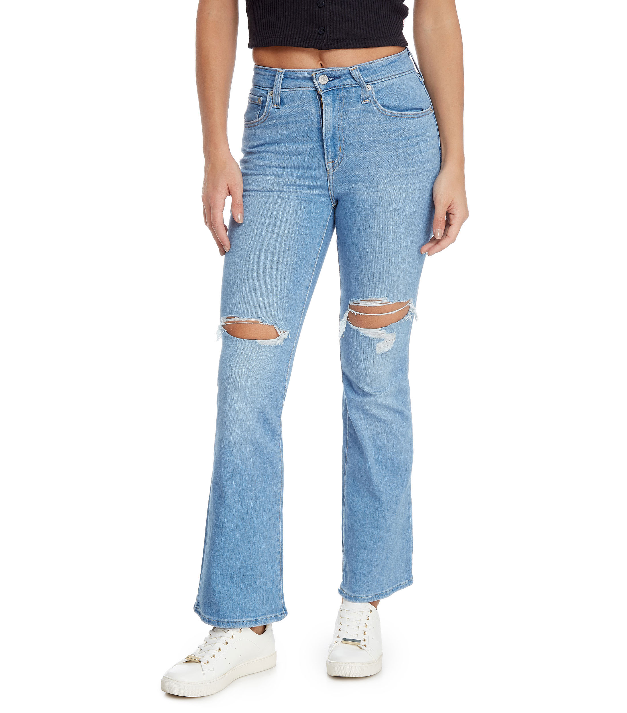 Pantalon levis mujer online acampanado